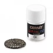 Poudre de verre pour la pâte polymère Cernit Sparkling Diamond Or 050 x5g