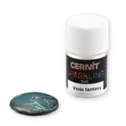 Poudre de mica pour la pâte polymère Cernit Sparkling Duo Viola Fantasy 002 x2g