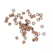 Perles à écraser 1.5 mm - Fabrication Européenne - cuivré vieilli x100