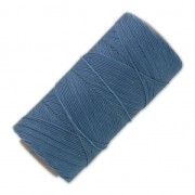 Bobine de fil ciré Linhasita pour micro macramé 0.75 mm - Denim Blue (119) x228m|raw }}