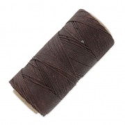 Bobine de fil ciré Linhasita pour micro macramé 0.75 mm - Brown (259) x228m