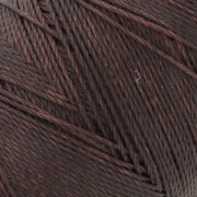 Bobine de fil ciré Linhasita pour micro macramé 0.75 mm - Brown (259) x228m