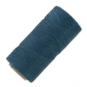 Bobine de fil ciré Linhasita pour micro macramé 0.75 mm - Teal (228) x228m