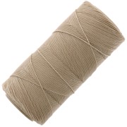 Bobine de fil ciré Linhasita pour micro macramé 0.75 mm - Tan (382) x228m