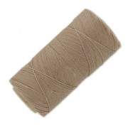 Bobine de fil ciré Linhasita pour micro macramé 0.75 mm - Marron glacé (213) x228m|raw }}