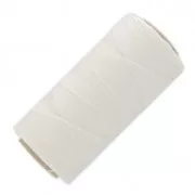 Bobine de fil ciré Linhasita pour micro macramé 0.75 mm - Blanc (BCO ALV) x228m