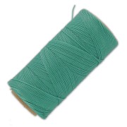 Bobine de fil ciré Linhasita pour micro macramé 0.75 mm - Green Turquoise (224) x228m|raw }}