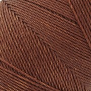 Bobine de fil ciré Linhasita pour micro macramé 0.75 mm - Marron (631) x228m