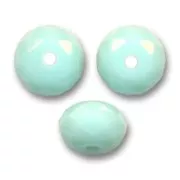 Perle ronde aplatie PureCrystal 5040 8 mm - Mint Alabaster x1