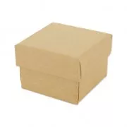 Boite écrin bijoux fantaisie pour bague 5x5x3.8 cm Kraft