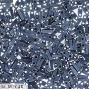 Miyuki Quarter Tila Beads 5x1.2x1.9 mm QTL-2001 - Gunmetal Mat x10g