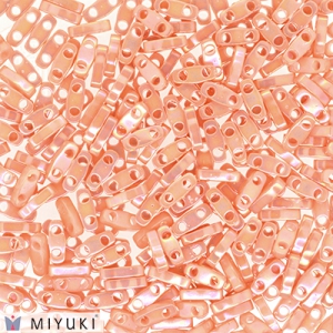 Miyuki Quarter Tila Beads 5x1.2x1.9 mm QTL-596-1 - Opaque Tea Rose Luster x10g