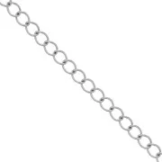 Chaîne maille Rombo 4.4x4.9 mm en Acier inoxydable 304 x 98cm