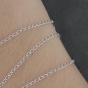 Chaîne maille Rombo 2x3 mm en Acier inoxydable x1 m