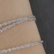 Chaîne maille singapour 2 mm - Acier inoxydable 316L x1m