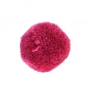 Pompon rond synthétique 2 cm Fuchsia Foncé x1|raw }}