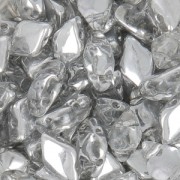 Perles en verre tchèque Gemduo 2 trous 8x5 mm Crystal Backlit x10g|raw }}