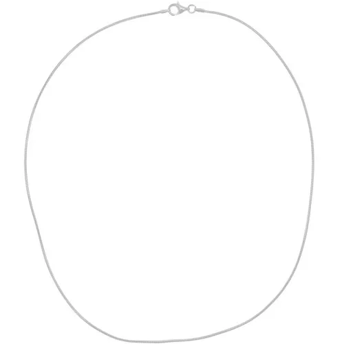 Tour de cou maille serpentine 1,30 mm en Argent 925 x40 cm