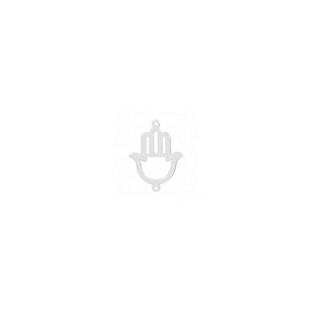 Pendentif Main De Fatma En Argent 925 - Modèle Ajouré Avec Arabesques - Marque Tata Gisele, Neuf