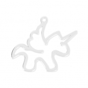 Breloque Licorne 16.2 mm en Argent 925 x1