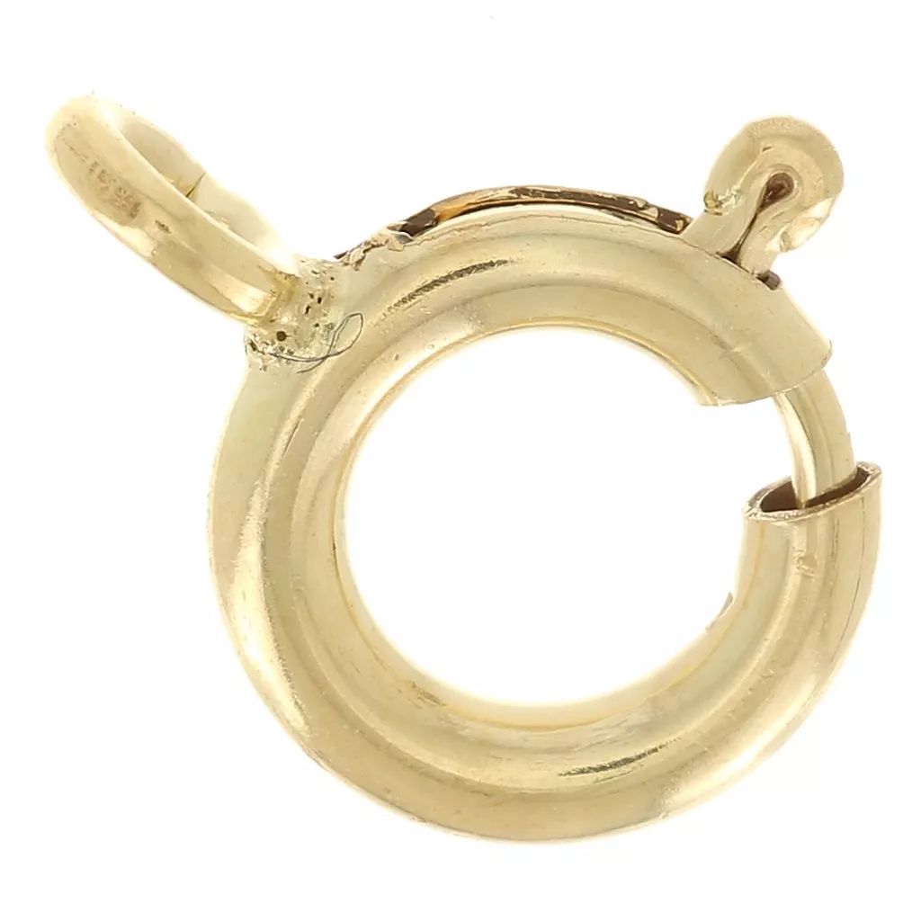 UNICRAFTALE 40 Pièces Fermoirs à Ressort Plaqués Or 18 Carats 6mm De