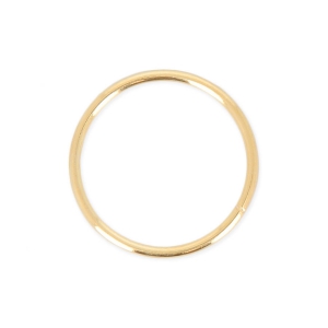 Anneau fermé 16 mm en Gold filled (or laminé)  x1