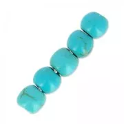 Perles rondes imitation Turquoise 4 mm x20