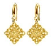 Intercalaire pendentif mandalas 15.5 mm - Argent 925 x1