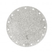 Intercalaire rond en métal diamanté pour Miyuki Delica 35 mm Argenté x1|raw }}