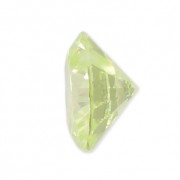 Pendentif rond en Oxyde de Zirconium 8 mm Peridot x1