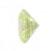 Pendentif rond en Oxyde de Zirconium 8 mm Peridot x1