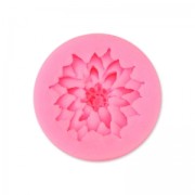 Moule silicone pour pâte polymère et pâte de métal - Fleur Dahlia|raw }}