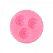 Moule silicone pour pâte polymère et pâte de métal - Fleurs