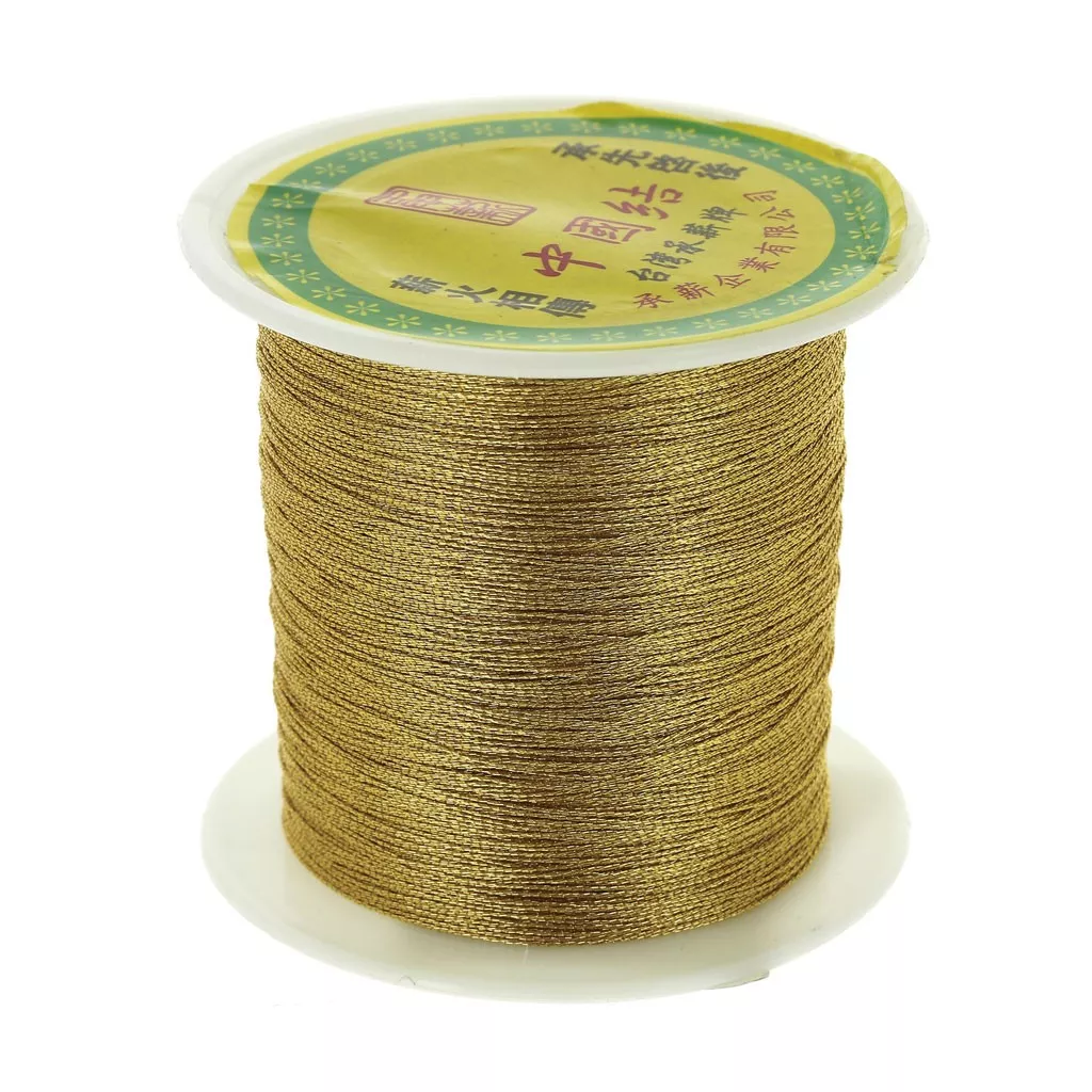 Cordon Métallique Doré 1 Mm - 109 Yards (100 M) - Guirlande, Ficelle Déco - Uxcell