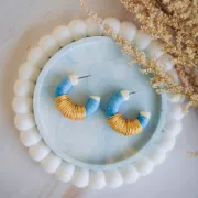 Fil nylon torsadé métallisé 0.6 mm doré x130 m