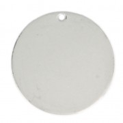Sequin rond 25 mm - médaille à graver en Acier inox x1|raw }}