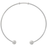 Bracelet jonc 61 mm avec boules - Acier inoxydable 304 x1