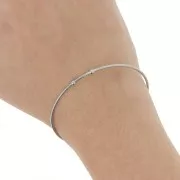Bracelet jonc 61 mm avec boules - Acier inoxydable 304 x1