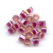 Miyuki Delica 11/0 Hex Cut DBC0088 - Berry Lined Dark Topaz AB x8g