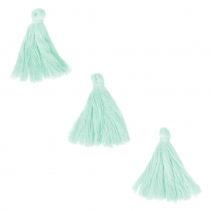 Pompons imitation coton 26-30 mm Light Mint x10