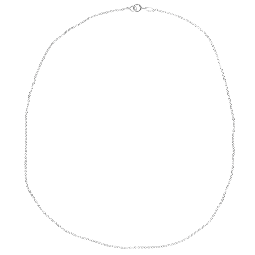 Tour De Cou Chaîne Maille Forçat Ronde 1.4 Mm En Argent 925 X42 Cm P 101538