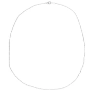Tour de cou chaîne maille forçat ronde 1.4 mm - Argent 925 x42 cm