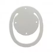 Support marque-page pour tissage de perles Miyuki 35x29 mm en Acier inox x1