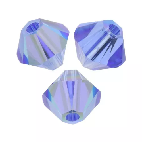 Toupies en cristal PureCrystal 5328 3 mm Sapphire AB x50