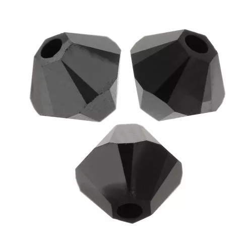 Toupies en cristal PureCrystal 5328 3 mm Jet Hematite x50
