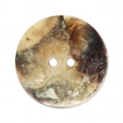 Bouton Nacre Rond 22 mm Naturel x1