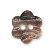 Bouton Nacre Fleur 11.6 mm Naturel x1