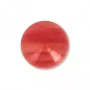 Cabochon en résine imitation pierre gemme 7.3 mm Cornaline x1
