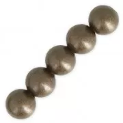 Perles rondes 2.5 mm pour la création de bijoux fantaisie - Bronze x100