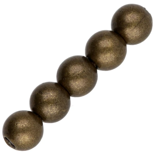 Perles rondes 2.5 mm pour la création de bijoux fantaisie - Bronze x100